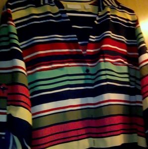 NWOT New York And Co. Size Extra Large Striped Blouse